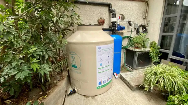 Sistema de captación de agua de lluvia