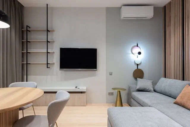 espacio con aire acondicionado